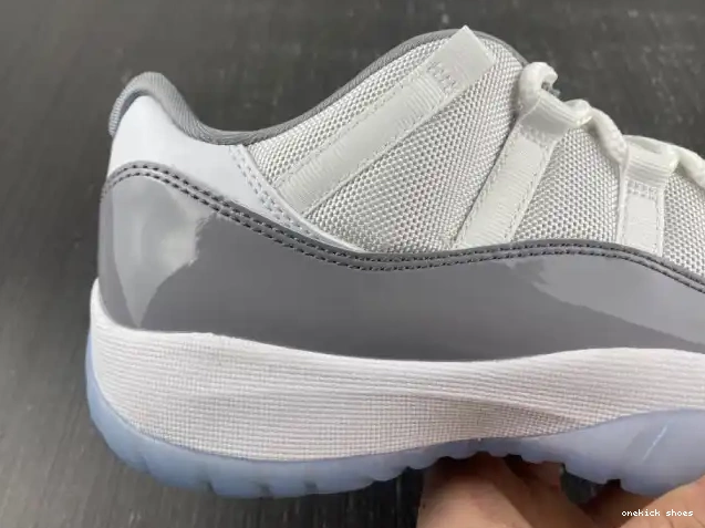 Chep Onekick Low Grey Jordan Air Cement AV2187-140 11 0405